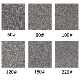 LESNIC 6 Pack Sanding Sponge, Wet & Dry Sanding Block 60#/80#/100#/120#/180#/220# Assortment Sanding Blocks from Coarse to Fine