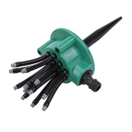 IONPSHG Garden Sprinkler Head, Adjustable Angle Lawn Sprinkler with 360 Degree Rotation, Multi-Head Automatic Sprinkler System for Agricultural Irrigation and Yard Watering