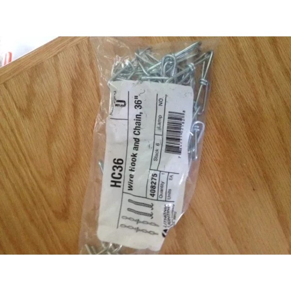 ACUITY LITHONIA (Lot of 10) LITHONIA Wire and Hook Chain