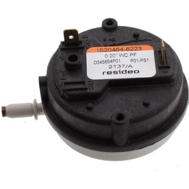 ClimaTek OEM Upgraded Trane Furnace Air Pressure Switch - Black, Pressure Switch, Plunger Actuator, Automatic Operation