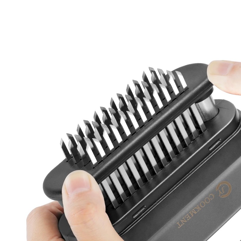 JY COOKMENT Meat Tenderizer Tool with 48 Stainless Steel Ultra
