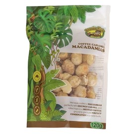 Coffee Caramel Macadamias - 120g - Kettle Roasted