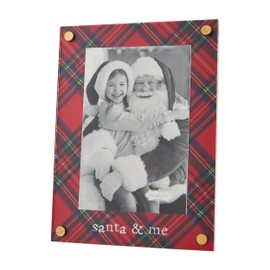 Mud Pie Acrylic Santa Frame; 8" x 6"