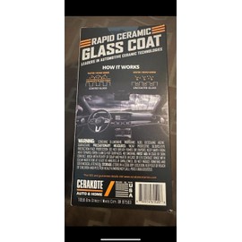 CERAKOTE® Rapid Ceramic Glass Coat Windshield Kit (8 Oz Bottle)– Max Strength