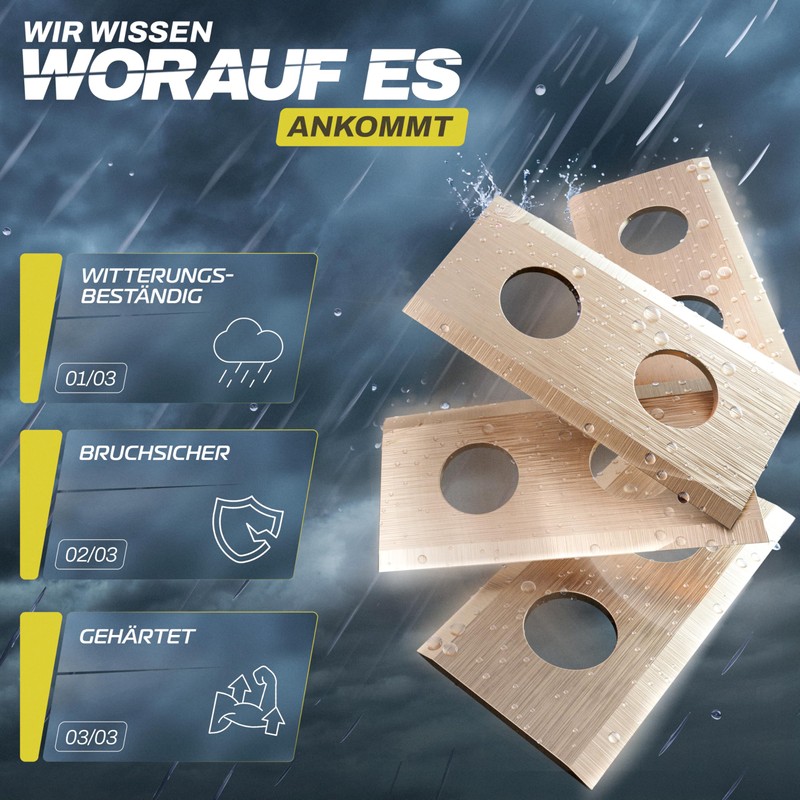 Domar - Durable Robotic Lawnmower Blade Suitable for Worx Landroid