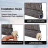 Universal 3-Pack Pull Ring end Cap,Replacement Shade Parts of Exterior