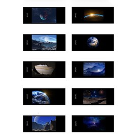 godox GOBO Pack: Environmental Designs (10-Pack) for use with Optical Spot Camera Flash Modeling Design for AK-R21 (SA-05)