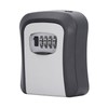 Key Lock Box 5in 4 Digit Combination Lockbox Resettable Code