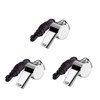 Jaimela 3 Pcs Stainless Steel Whistle Whistle with Lanyard Whistle