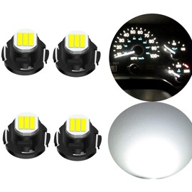 CUSMME White LED Lights Bulbs Kit of AC Climate Heater Control Compatible with 2003 2004 2005 2006 2007 2008 Dodge Ram 1500 2500 3500