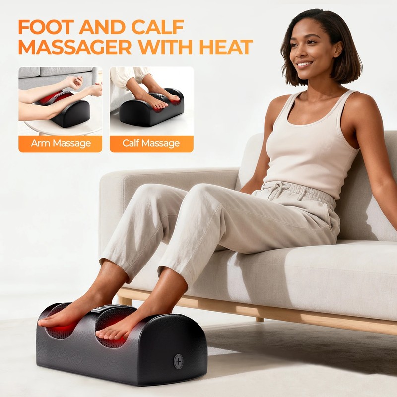Toolzia Shiatsu Full Body Massage Mat with Heat - Detachable