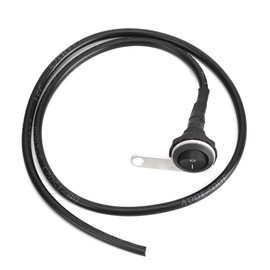 Motorcycle Handlebar Switch, Waterproof Motorcycle Headlight Switch, Single Headlight Switch Made of Steel for Handlebar Modification for and Off-Road Vehicles (22 mm), Default