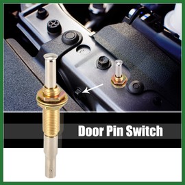 Motoforti Adjustable Door Pin Switch Car Engine Trunk Waterproof and Rustproof Universal Gold Tone Long-lasting