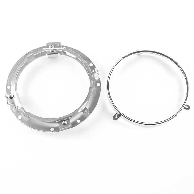 7 Inch Round Headlight Bracket for Harley, Chrome Motocycle Headlight