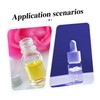 ULTECHNOVO 100pcs Professional Horn-shape Vial Bottles Caps for Essence Storage