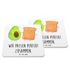 Mr. & Mrs. Panda Set of 6 Coasters Avocado Toast