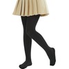 CHAAL® 2 Girls Cotton Tights Uniform School Kids Plain Tights