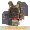 KRYDEX Low Vis Slick Molle Plate Carrier & Tactical Placard