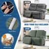TAOCOCO Recliner Loveseat Cover, Stretch Jacquard Reclining Loveseat Cover Furniture