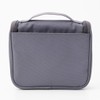 Muji 02868772 Polyester Hanging Toiletry Case (New), Gray, Approx. 6.3