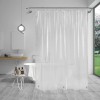 AmazerBath Clear Waterproof Shower Curtain Liner 72X84 Extra Long With