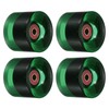 PATIKIL 4 pieces 60 mm longboard wheels with bearings ABEC-9
