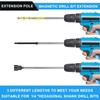 Ksvaye 19PCS Magnetic Drill Bit Holders 1/4" Hex Shank Magnetic