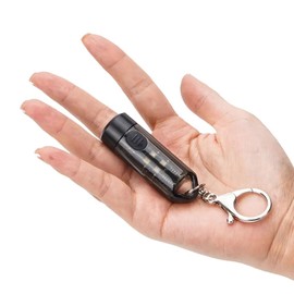 Keychain Flashlight, 80 Lumens Super Bright Mini Keychain Flashlight, EDC Pocket Flashlight, 7 Modes Mini Led Flashlight, Portable Toy Led Flashlight, USB-C Charging, Suitable For Hiking, Camping