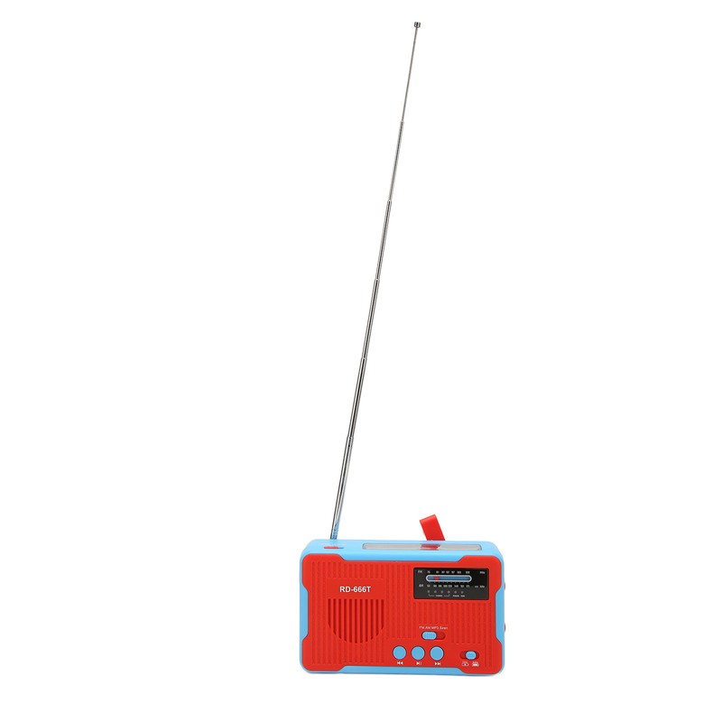 Emergency Radio Solar Powered Hand Crank AM FM Multifunction Portable