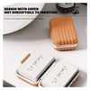 Bailinks 1 PCS Soap Dish, Portable Soap Box with Lid,