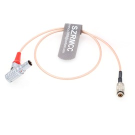 SZRMCC DIN 1.0/2.3 to Right Angle 0B 5 Pin Connector Timer Switch for Ultrasync One Sound Devices 633 (Right Angle)