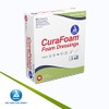 Dynarex CuraFoam Foam Dressings, Non-Bordered, Sterile, Provides Cushioned and Moist