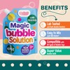 Klevly 67 oz Iridescent Bubble Solution Refill | Non-Toxic Quick