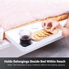 KIWIFOTOS Bedside Shelf for Bed, Bedside Tray Table Under Mattress