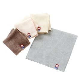 Imabari Towel, Mini Handkerchief, Set of 4, 5.9 x 5.9 inches (15 x 15 cm), Hand Towel, Handkerchief, Towel Handkerchief, 100% Cotton, Certification Number: No. 2022-1466