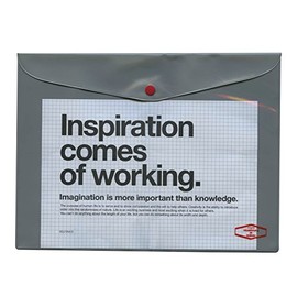 A4 Modified Horizontal Vinyl Briefcase [Gray] VC25 500110-102