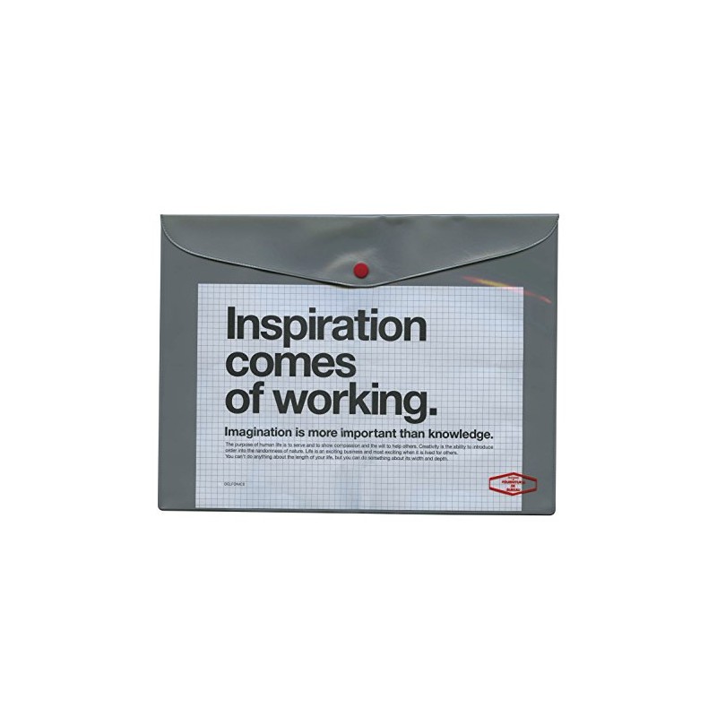 A4 Modified Horizontal Vinyl Briefcase [Gray] VC25 500110-102