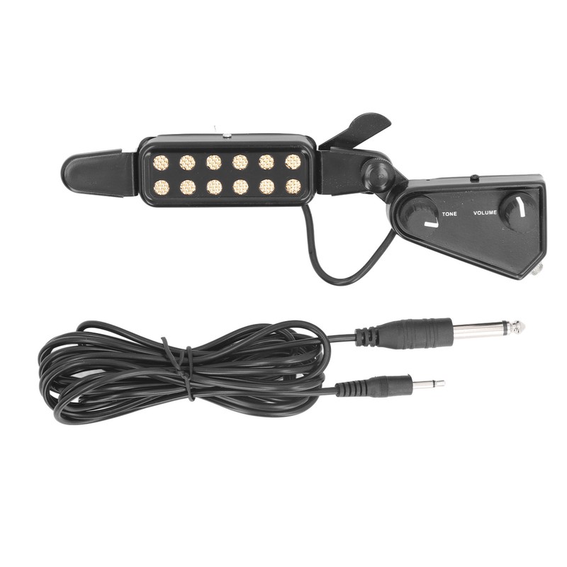 Acoustic Guitar Pickup Volume Adjustable Magnetic Guitar Pickup with 3