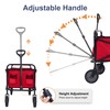 ABCCANOPY Folding Collapsible Utility Wagon Cart Outdoor Garden Shopping Camping