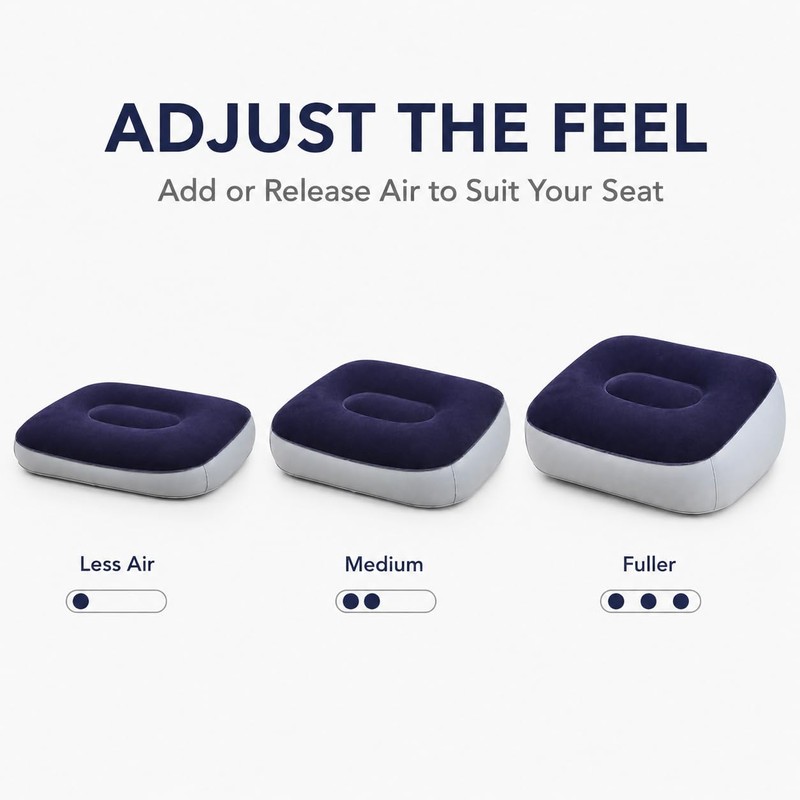 Soyinht 1PC Inflatable Seat Cushion, 37 x 30 x 20cm,