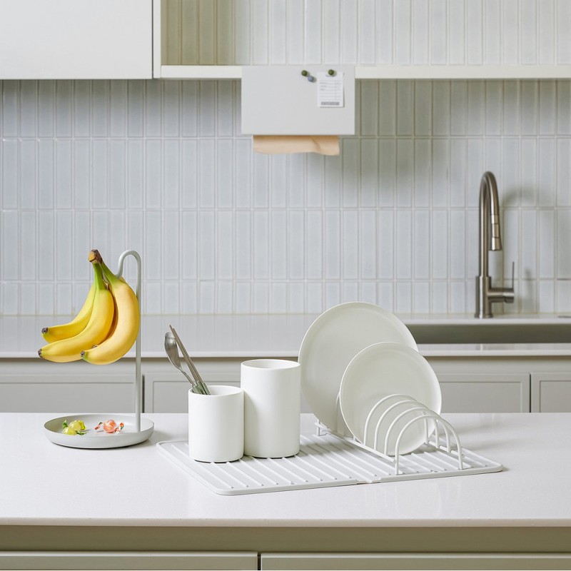 JAJU Banana Holder Tray 18x31.2CM Gray
