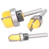 Mxzzand Core Box Router Bit 6 mm Shank Bowl and
