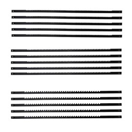 TXErfolg Scroll Saw Blades with Pin, 127 mm, Fine Cut Fretsaw Blades, 10/14/18 Teeth, Suitable for Scroll Saws for Woodworking, Power Tool Accessories, Pack of 15