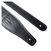 GeekPromise Embossing Pattern Natural Cowhide Guitar Strap Body Strap Suitable