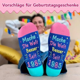 VivaJoy Gifts for 40th Birthday, Birthday Socks, 40th Birthday Women, 40th Birthday Men, 40th Birthday Funny Gifts, 40th birthday, One size fits all