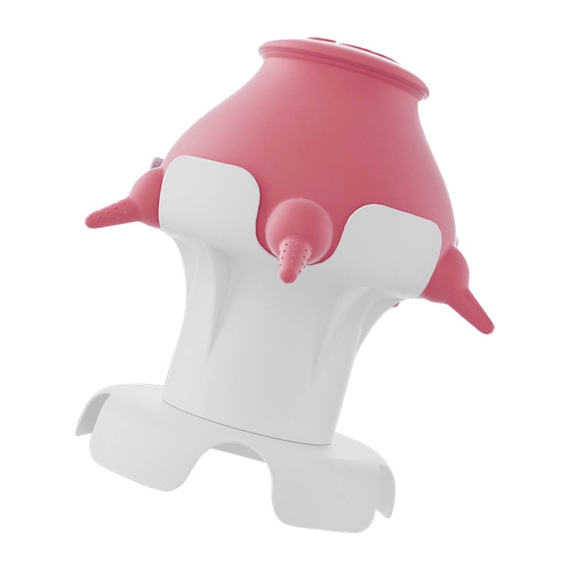 Pet Milk Feeder 4 Soft Silicone Nipples Raised Base Puppy