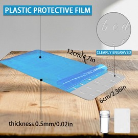 INFUNLY 4 Stück Buchstaben Nagelkunst Schablonen Personalisierte Alphabet Nagel Stempelplatte DIY Zahlendruck Nagelschablone Nägel Maniküre Stempelset Bildstempelvorlage Nagelkunst Design Für Frauen