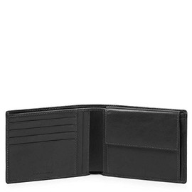 Piquadro Cube Coin Pouch, 13 cm, Black (Nero)