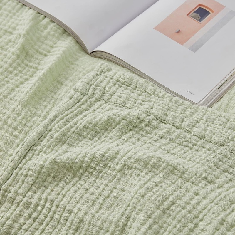 EMME Cotton Blanket 100% Muslin Blanket Adult 127 x 152