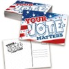 Vote Postcards Bulk - Your Vote Matters - Set of